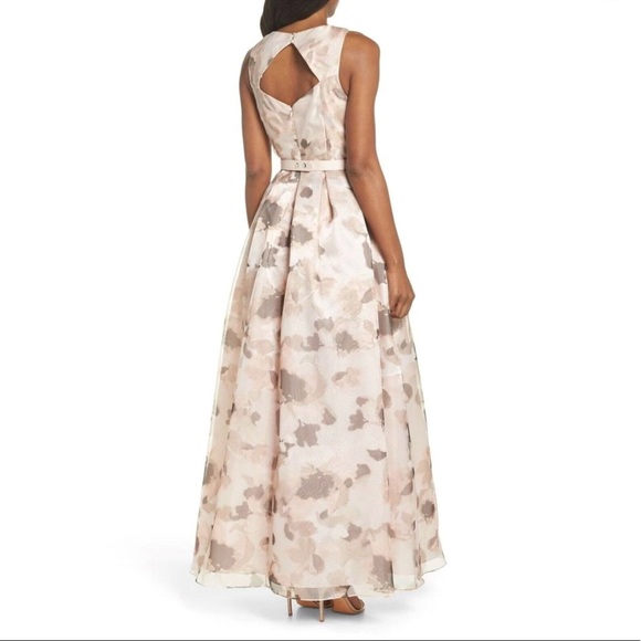 {Eliza J} Pink Embellished Organza Ballgown - Picture 3 of 11